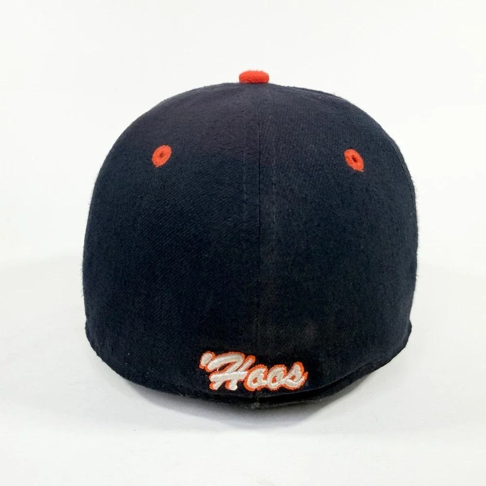 Virginia Cavaliers New Era 59FIFTY Fitted Hat‎ 7 1/8 Navy Orange V Logo